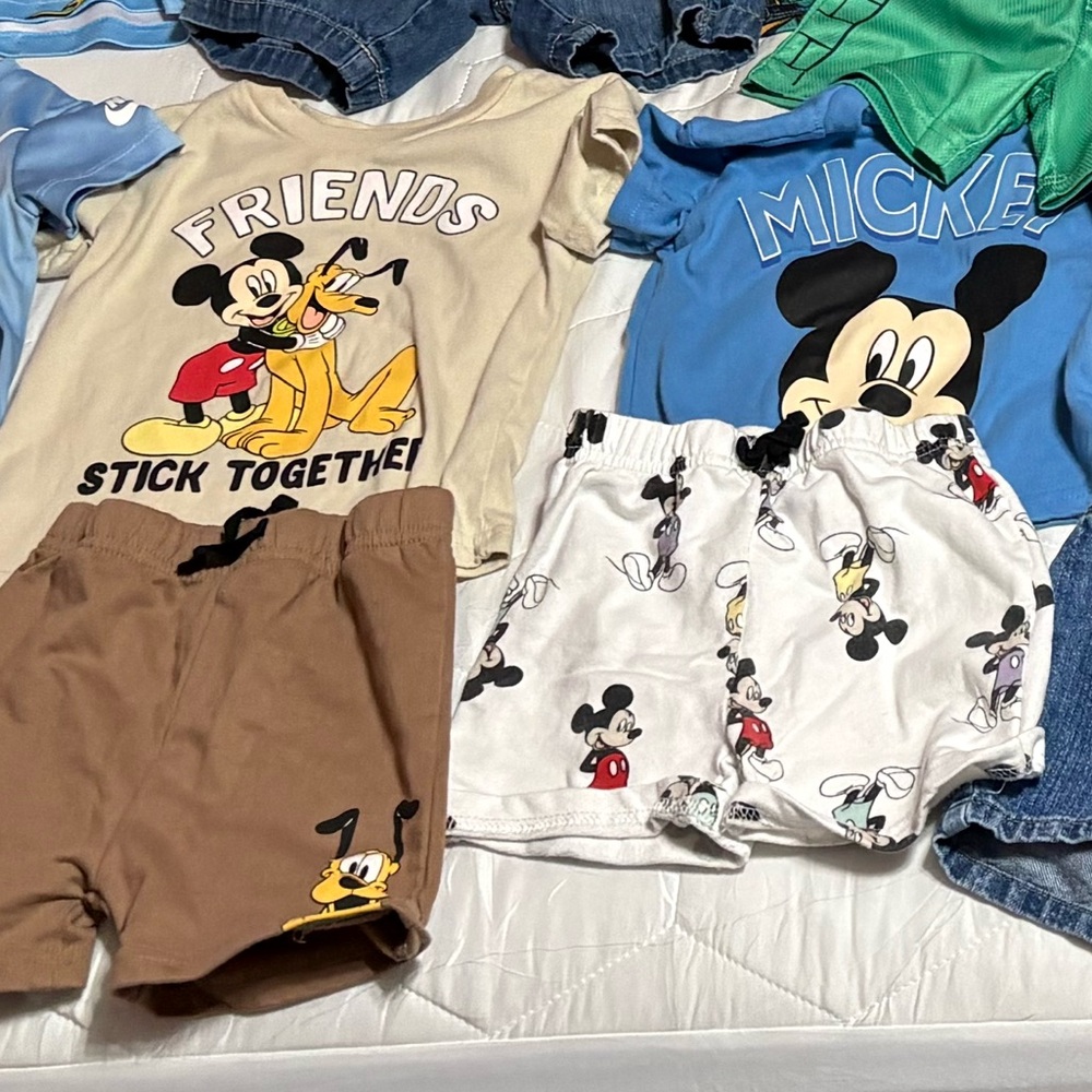 Two Mickey Mouse Kids' Clothing Sets